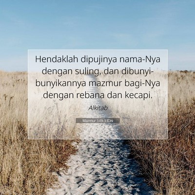 Mazmur 149:3 Ayat Alkitab Dijelaskan