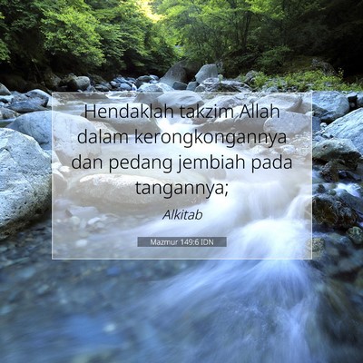 Mazmur 149:6 Ayat Alkitab Dijelaskan