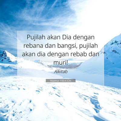 Mazmur 150:4 Ayat Alkitab Dijelaskan