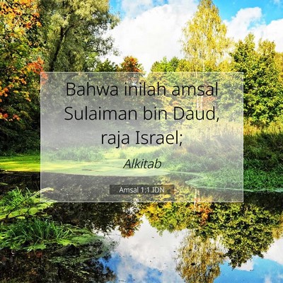 Amsal 1:1 Ayat Alkitab Dijelaskan