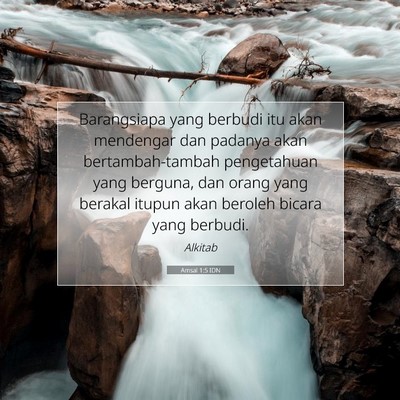 Amsal 1:5 Ayat Alkitab Dijelaskan