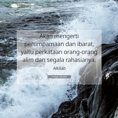 Amsal 1:6 Ayat Alkitab Dijelaskan