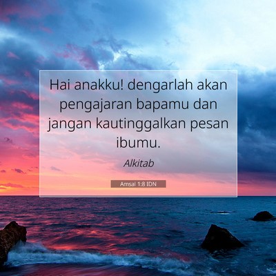 Amsal 1:8 Ayat Alkitab Dijelaskan