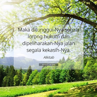 Amsal 2:8 IDN Gambar Ayat Alkitab