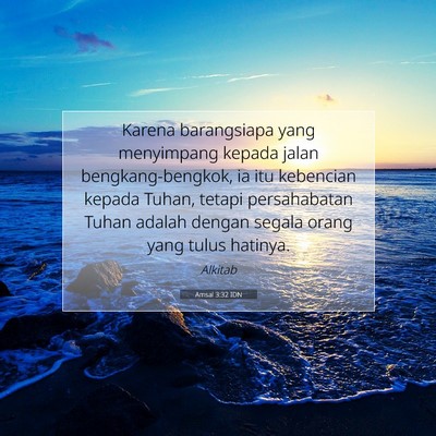 Amsal 3:32 Ayat Alkitab Dijelaskan