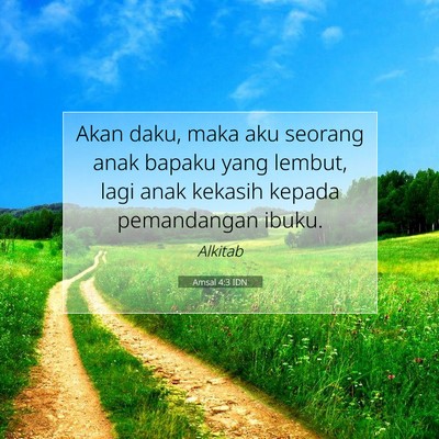 Amsal 4:3 Ayat Alkitab Dijelaskan
