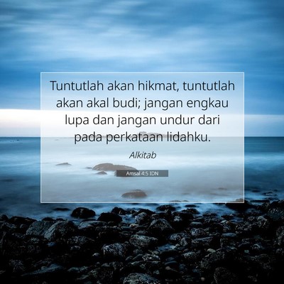 Amsal 4:5 Ayat Alkitab Dijelaskan