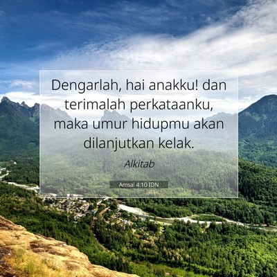 Amsal 4:10 IDN Gambar Ayat Alkitab