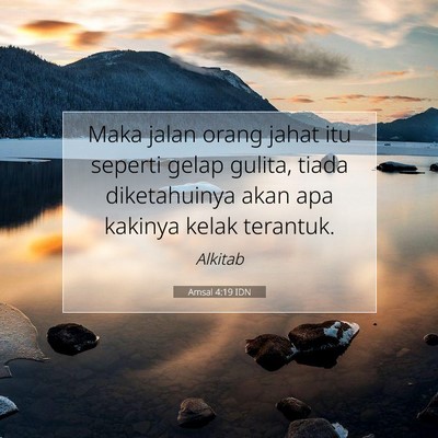 Amsal 4:19 IDN Gambar Ayat Alkitab