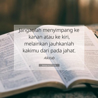 Amsal 4:27 IDN Gambar Ayat Alkitab