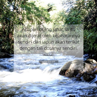 Amsal 5:22 IDN Gambar Ayat Alkitab