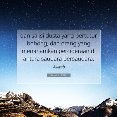 Amsal 6:19 IDN Gambar Ayat Alkitab