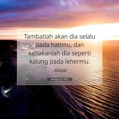 Amsal 6:21 IDN Gambar Ayat Alkitab