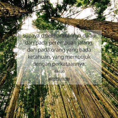 Amsal 7:5 Ayat Alkitab Dijelaskan