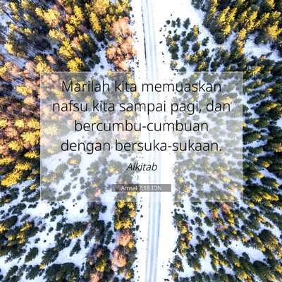 Amsal 7:18 Ayat Alkitab Dijelaskan