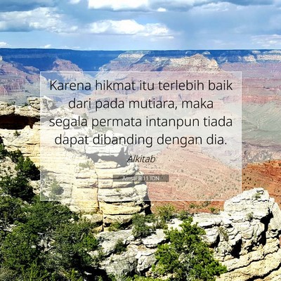 Amsal 8:11 IDN Gambar Ayat Alkitab