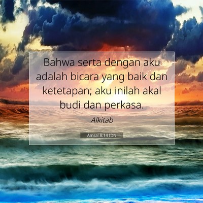 Amsal 8:14 IDN Gambar Ayat Alkitab