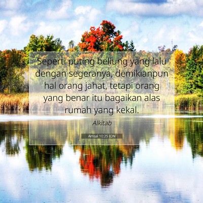 Amsal 10:25 Ayat Alkitab Dijelaskan