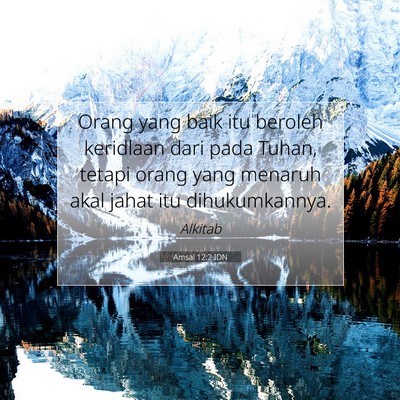 Amsal 12:2 IDN Gambar Ayat Alkitab