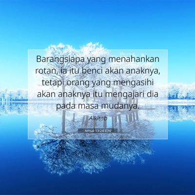 Amsal 13:24 IDN Gambar Ayat Alkitab