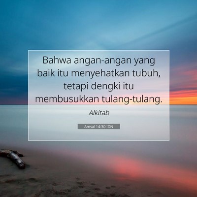 Amsal 14:30 IDN Gambar Ayat Alkitab