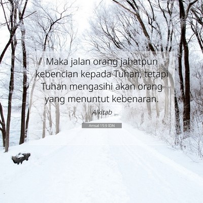 Amsal 15:9 IDN Gambar Ayat Alkitab