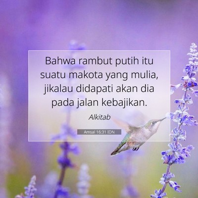Amsal 16:31 Ayat Alkitab Dijelaskan