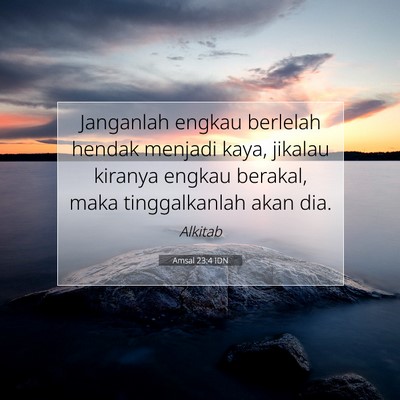 Amsal 23:4 IDN Gambar Ayat Alkitab