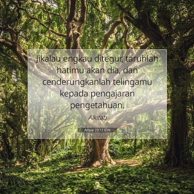 Amsal 23:12 IDN Gambar Ayat Alkitab