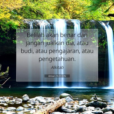 Amsal 23:23 IDN Gambar Ayat Alkitab