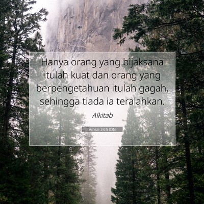 Amsal 24:5 IDN Gambar Ayat Alkitab