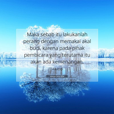 Amsal 24:6 Ayat Alkitab Dijelaskan