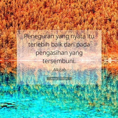 Amsal 27:5 IDN Gambar Ayat Alkitab