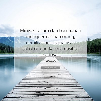 Amsal 27:9 IDN Gambar Ayat Alkitab