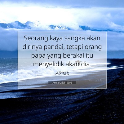Amsal 28:11 Ayat Alkitab Dijelaskan