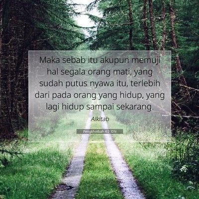 Pengkhotbah 4:2 IDN Gambar Ayat Alkitab