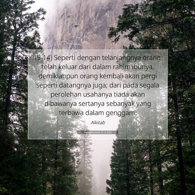 Pengkhotbah 5:15 IDN Gambar Ayat Alkitab