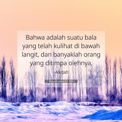 Pengkhotbah 6:1 Ayat Alkitab Dijelaskan