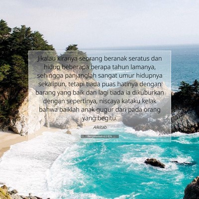 Pengkhotbah 6:3 Ayat Alkitab Dijelaskan