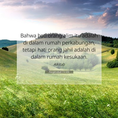 Pengkhotbah 7:4 IDN Gambar Ayat Alkitab