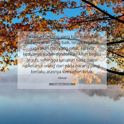 Pengkhotbah 7:14 IDN Gambar Ayat Alkitab