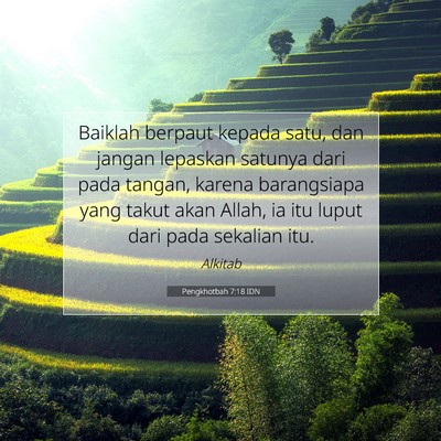 Pengkhotbah 7:18 Ayat Alkitab Dijelaskan