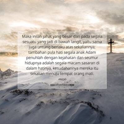 Pengkhotbah 9:3 IDN Gambar Ayat Alkitab