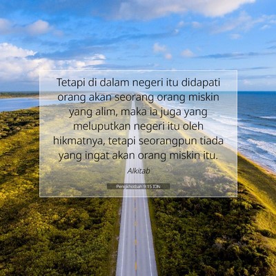 Pengkhotbah 9:15 IDN Gambar Ayat Alkitab