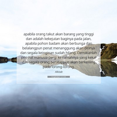 Pengkhotbah 12:5 IDN Gambar Ayat Alkitab