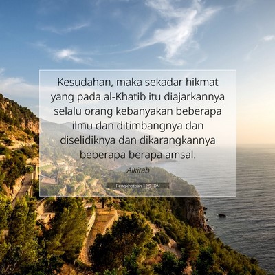 Pengkhotbah 12:9 IDN Gambar Ayat Alkitab