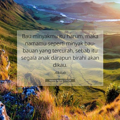 Kidung Agung 1:3 Ayat Alkitab Dijelaskan
