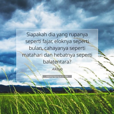 Kidung Agung 6:10 IDN Gambar Ayat Alkitab