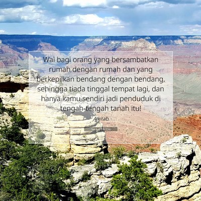 Yesaya 5:8 IDN Gambar Ayat Alkitab