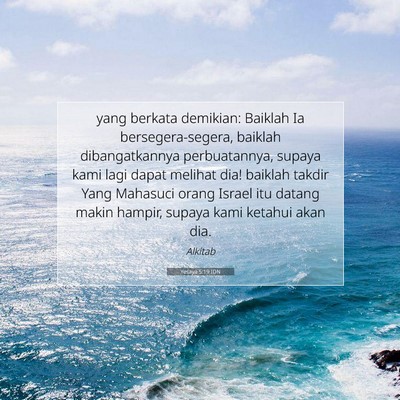 Yesaya 5:19 IDN Gambar Ayat Alkitab